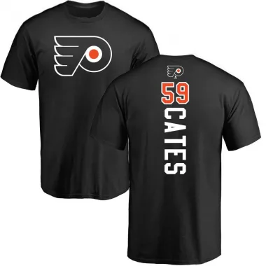 Black Men's Jackson Cates Philadelphia Flyers Backer T-Shirt -