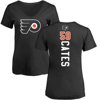 Black Women's Jackson Cates Philadelphia Flyers Backer T-Shirt -